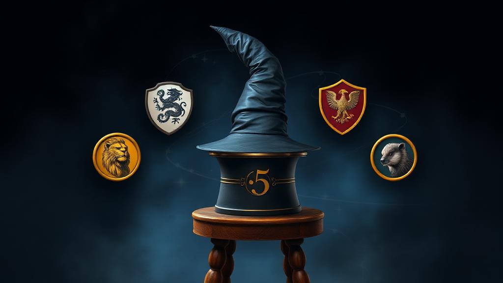 Chapéu Seletor e casas